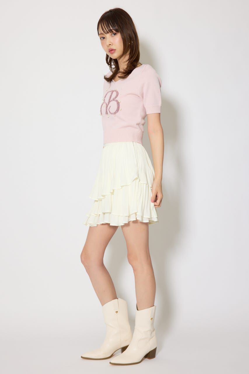 rienda「ジャガードRニットトップス」|ニット・セーター|