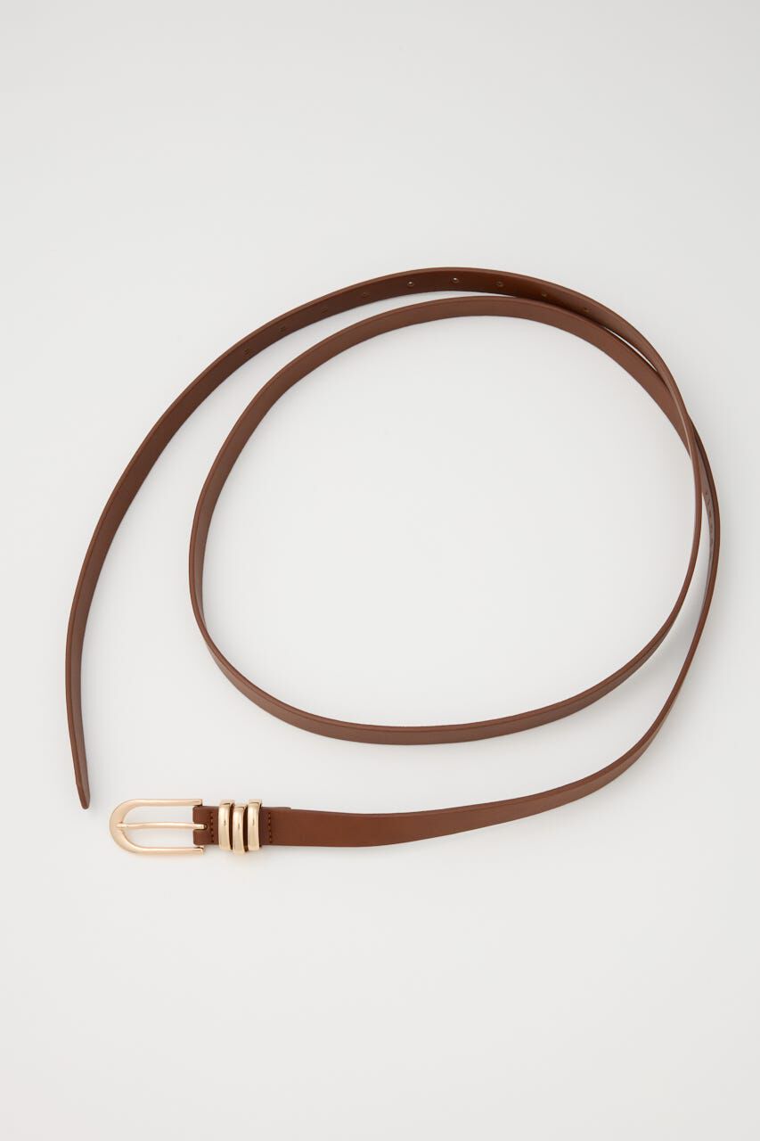 rienda「オーバーラップ細ベルト」|ベルト|