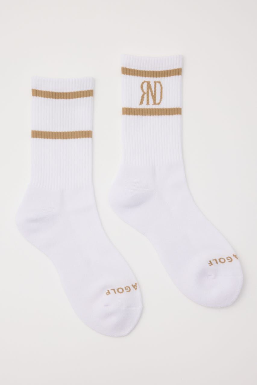 rienda「バイカラーRNDロゴソックス」|その他|