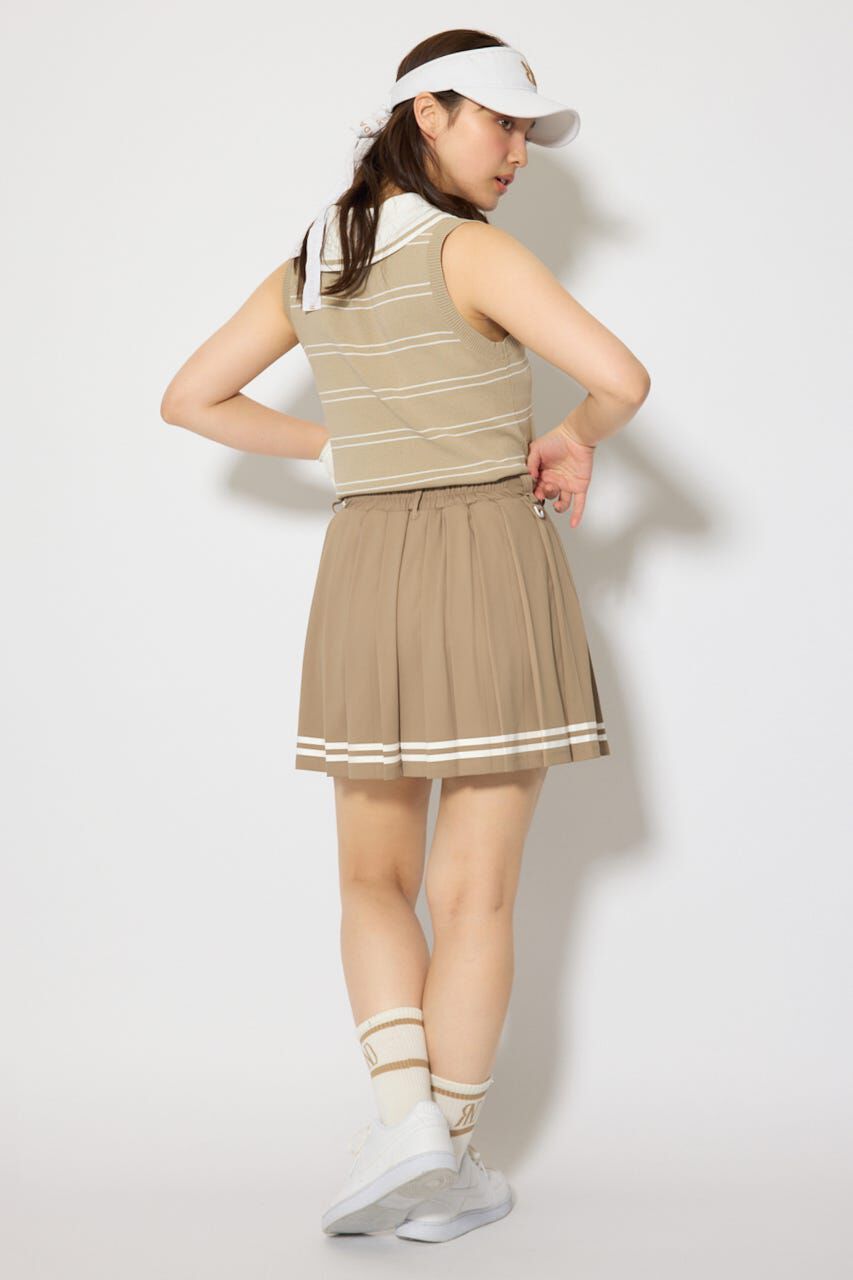 rienda「ラインプリーツフレアスカート」|スカート|