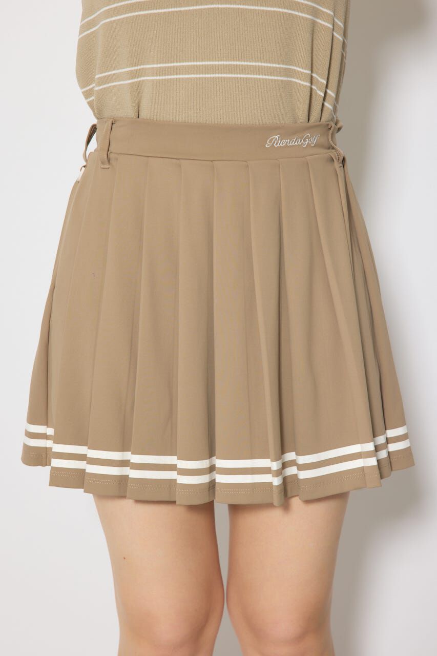 rienda「ラインプリーツフレアスカート」|スカート|