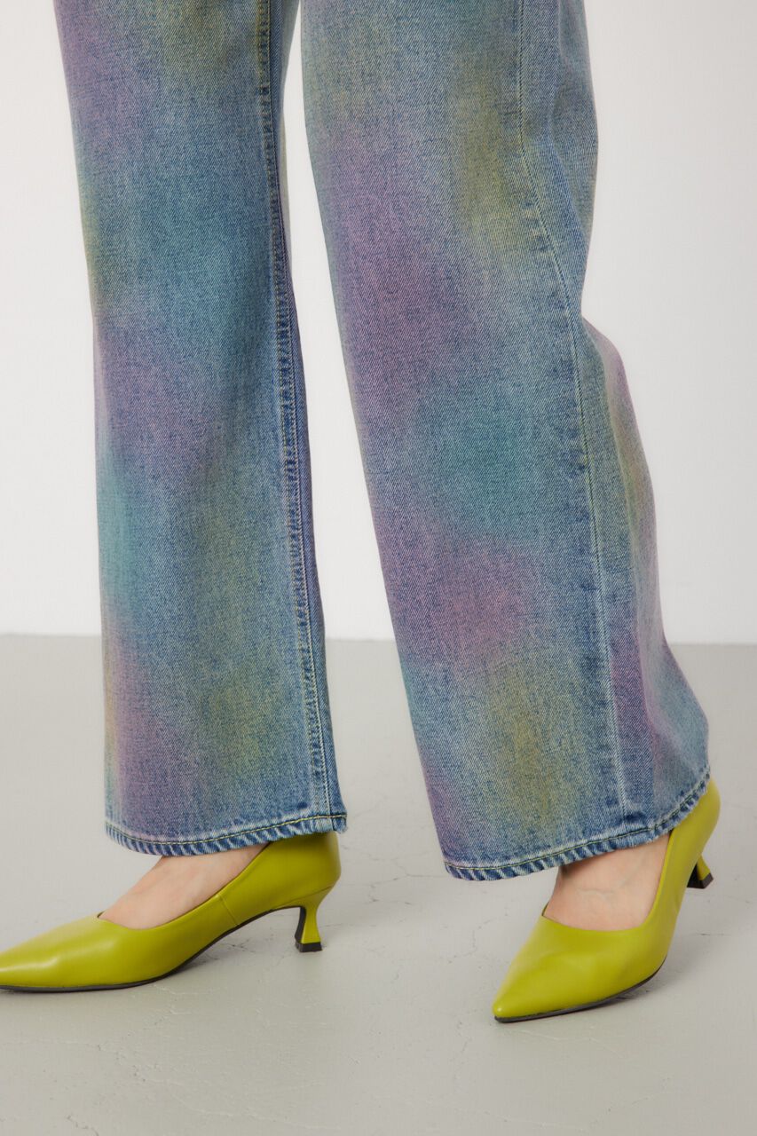 RODEO CROWNS「スプレーワイドパンツ」|デニム|