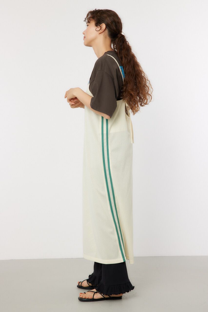 RODEO CROWNS「メッシュ切り替えラインキャミワンピース」|ワンピース|