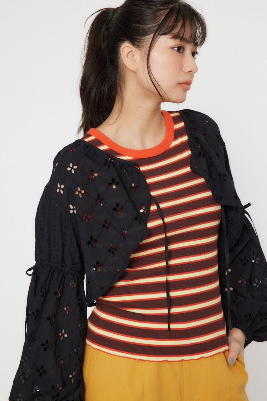 RODEO CROWNS「カットワークレースボレロ 2」|シャツ・ブラウス|