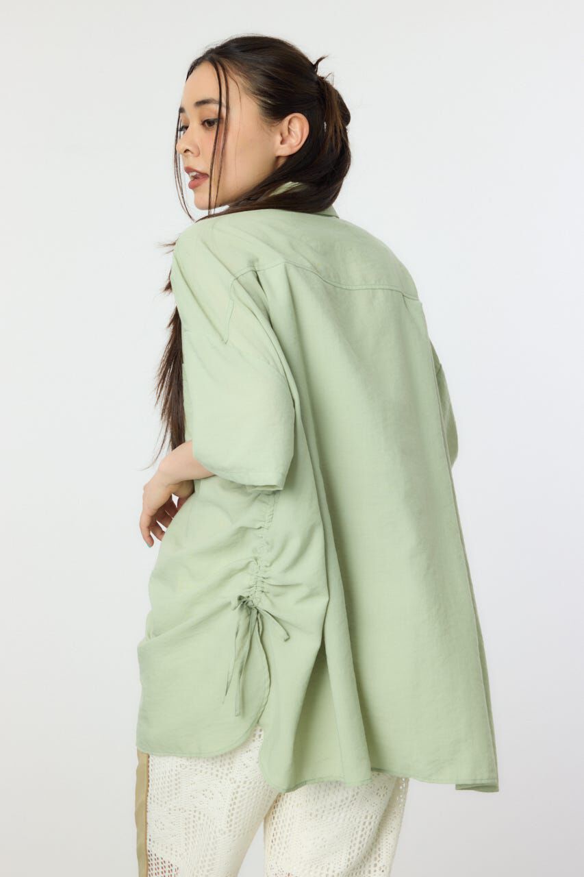 RODEO CROWNS「ハーフスリーブビッグシャツ」|シャツ・ブラウス|