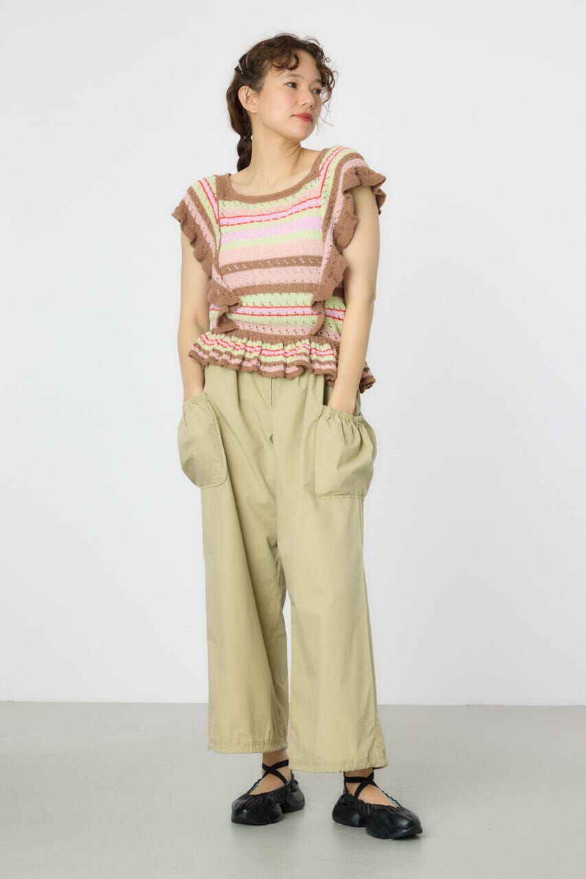 RODEO CROWNS「ウエストフリルサス付きパンツ」|その他|