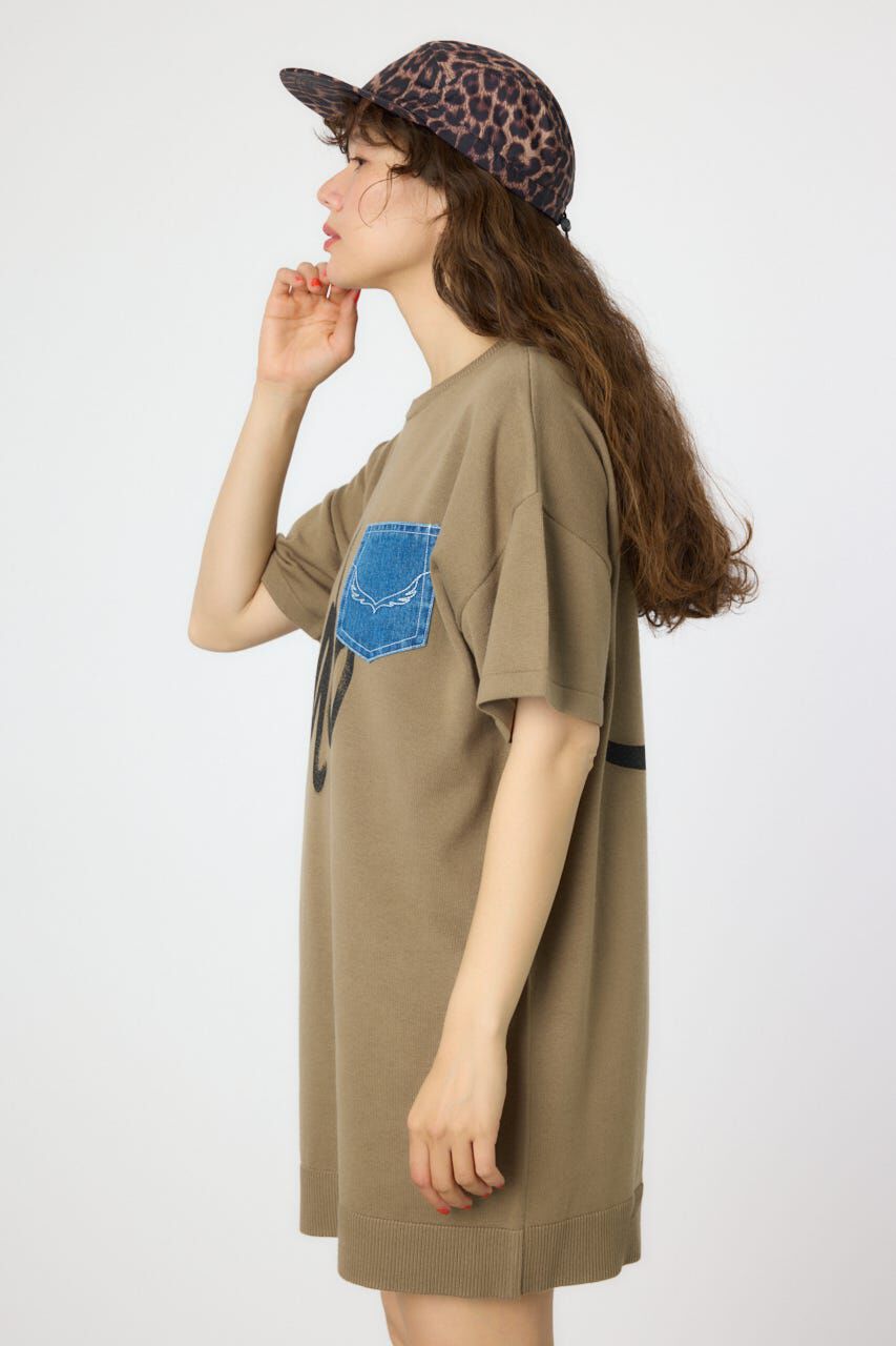 RODEO CROWNS「スプレーロゴニットワンピース」|ワンピース|