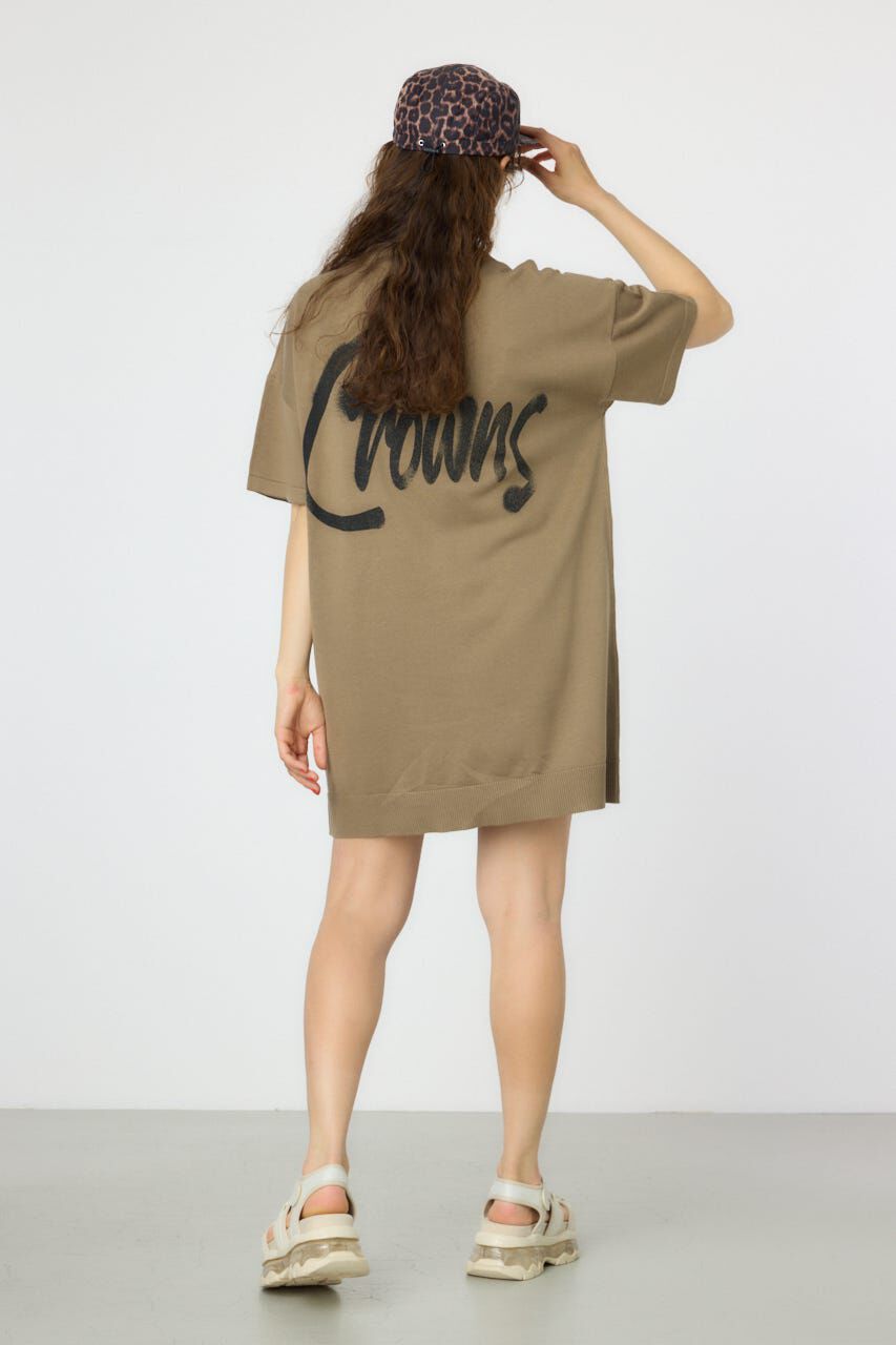 RODEO CROWNS「スプレーロゴニットワンピース」|ワンピース|