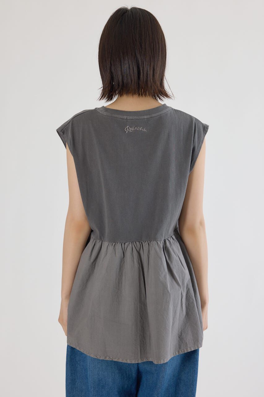 RODEO CROWNS「ピグメント切替フレアタンクトップ」|タンクトップ|