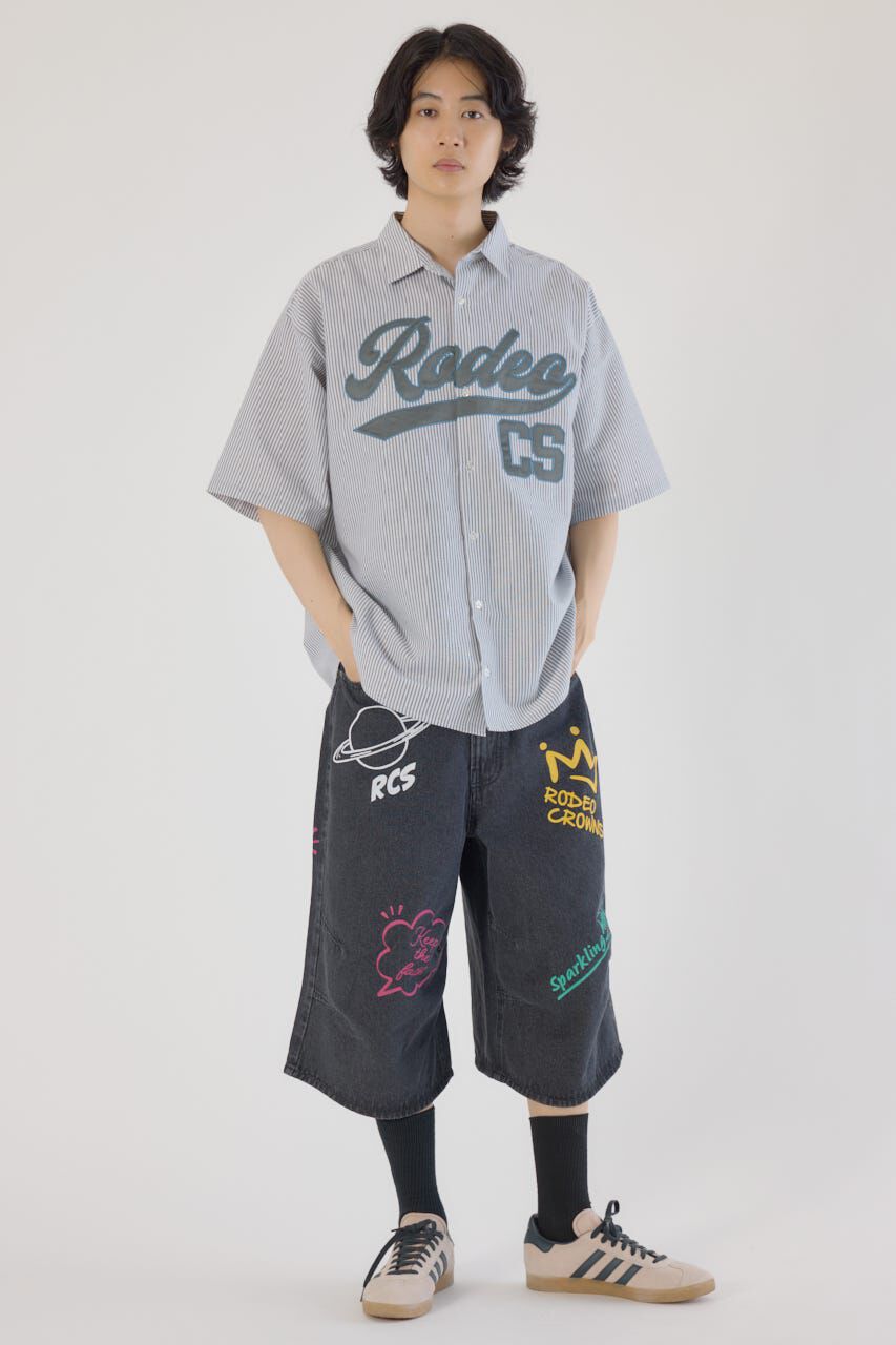 RODEO CROWNS「アップリケカレッジシャツ」|シャツ・ブラウス|