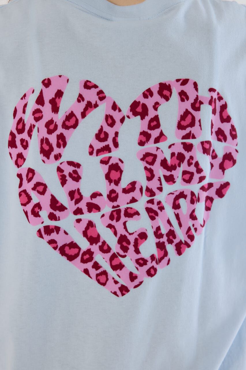 RODEO CROWNS「Heart Leopard Tシャツ」|Tシャツ・カットソー|