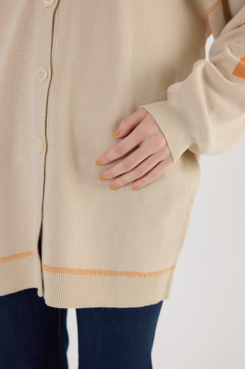 RODEO CROWNS「スウェットライクロゴカーディガン」|カーディガン|