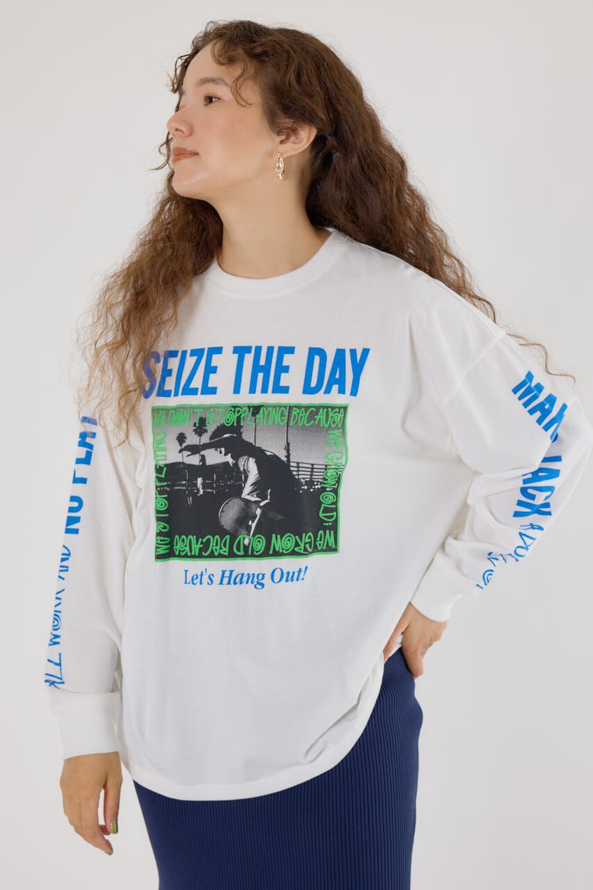 RODEO CROWNS「SEIZE THE DAY PHOTOロングTシャツ」|Tシャツ・カットソー|