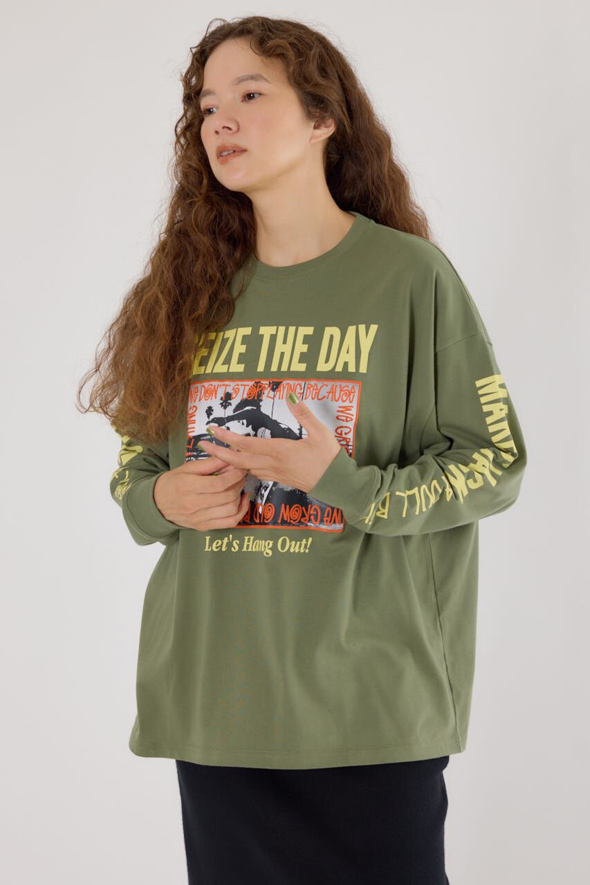RODEO CROWNS「SEIZE THE DAY PHOTOロングTシャツ」|Tシャツ・カットソー|