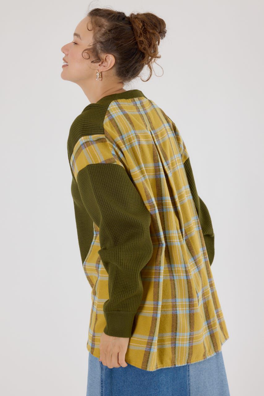 RODEO CROWNS「チェックドッキングトップス」|ニット・セーター|