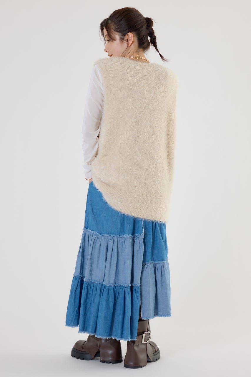 RODEO CROWNS「シャギーニットベスト」|ニット・セーター|