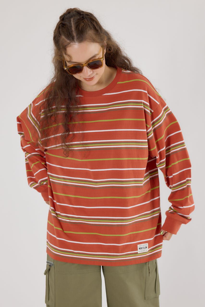 RODEO CROWNS「マルチボーダートップス」|Tシャツ・カットソー|