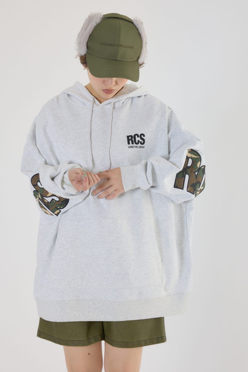 RODEO CROWNS「ロゴアップリケルーズパーカー」|パーカー|T.GRY