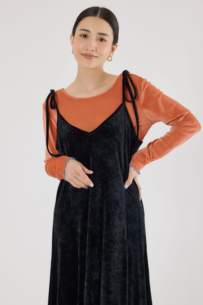 RODEO CROWNS「ベロアキャミワンピース」|ワンピース|