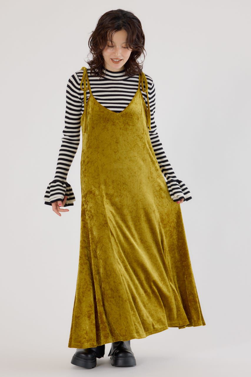 RODEO CROWNS「ベロアキャミワンピース」|ワンピース|