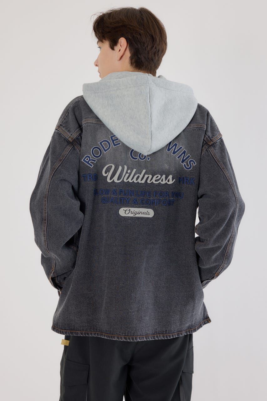 RODEO CROWNS「フーデッドデニムシャツジャケット」|その他|