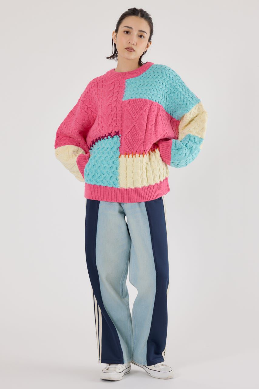 RODEO CROWNS「カスタムケーブルニット」|ニット・セーター|