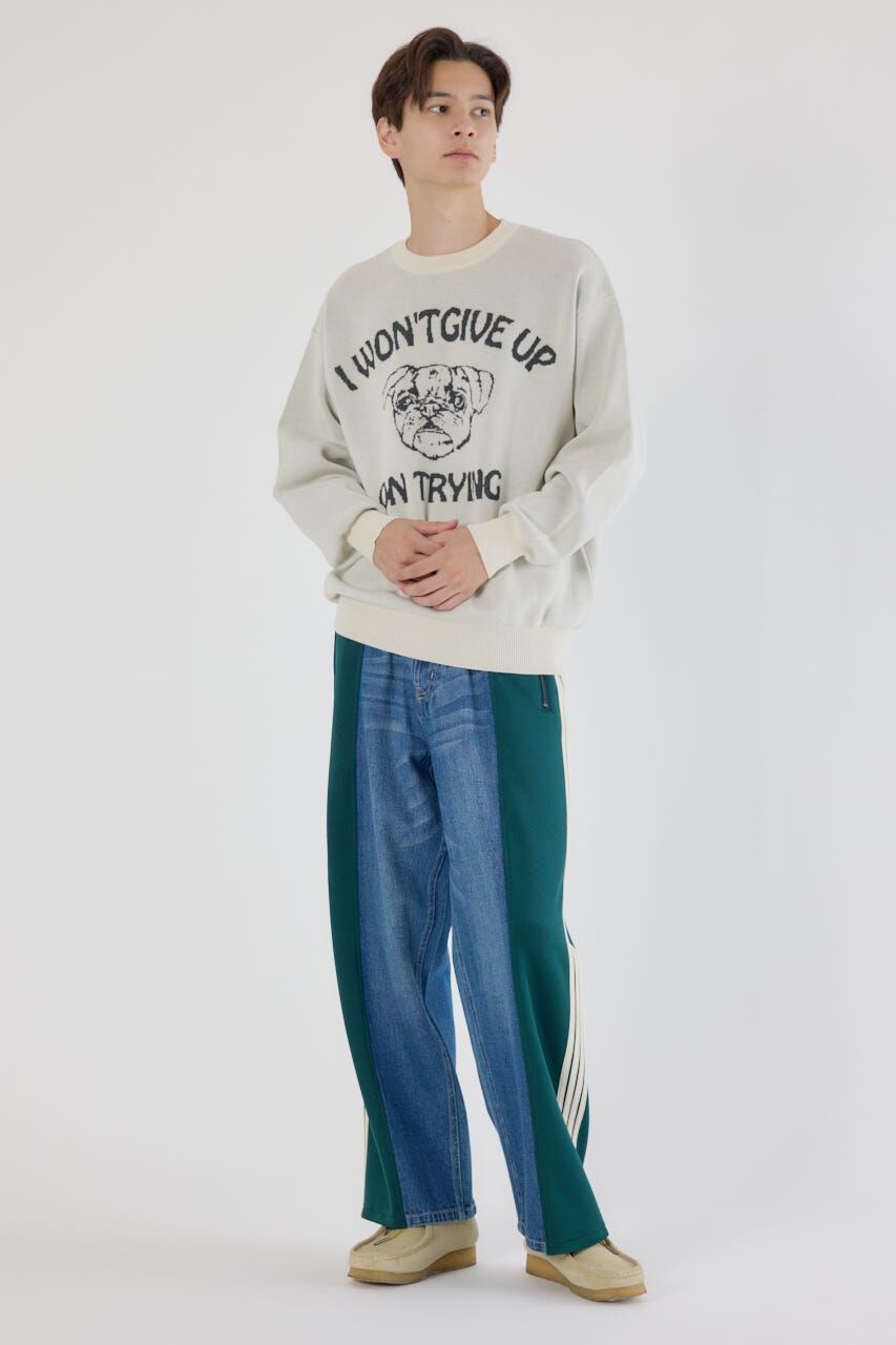 RODEO CROWNS「アニマルジャガードニットトップス」|ニット・セーター|