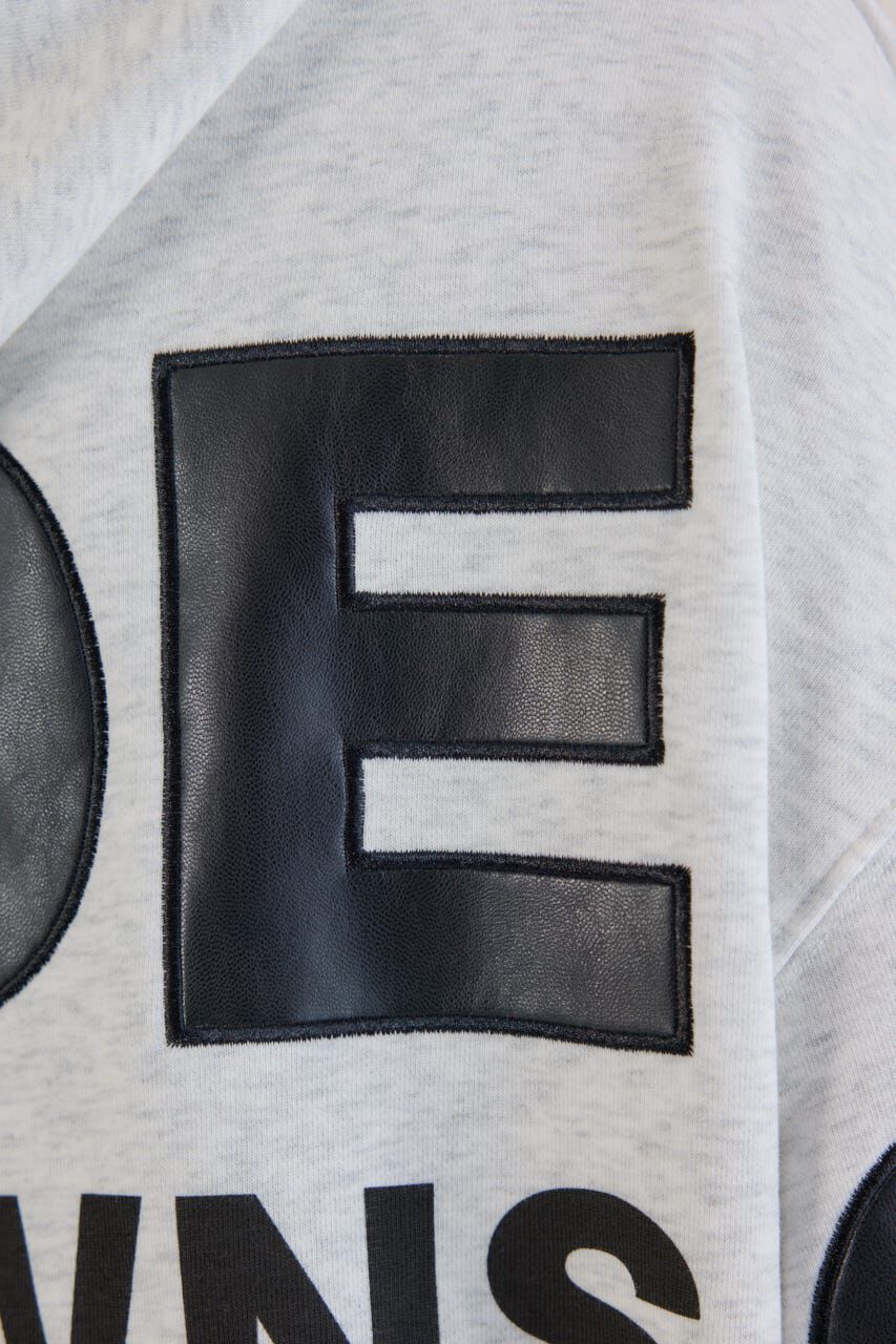 RODEO CROWNS「フェイクレザーパッチパーカーワンピース」|ワンピース|