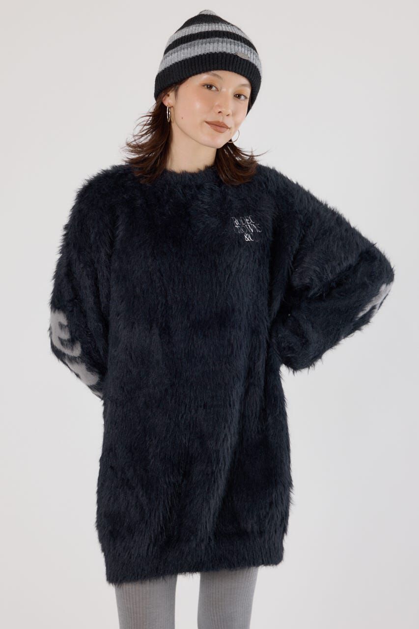 RODEO CROWNS「シャギーロゴニットワンピース」|ワンピース|