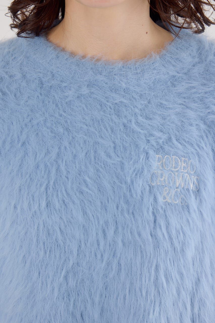 RODEO CROWNS「シャギーロゴニットワンピース」|ワンピース|