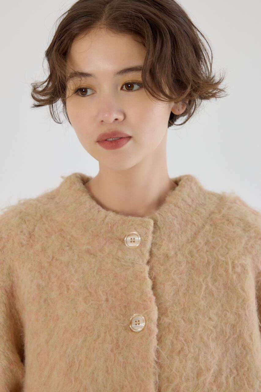 RODEO CROWNS「2WAY Fluffyシャギーニットカーディガン」|カーディガン|