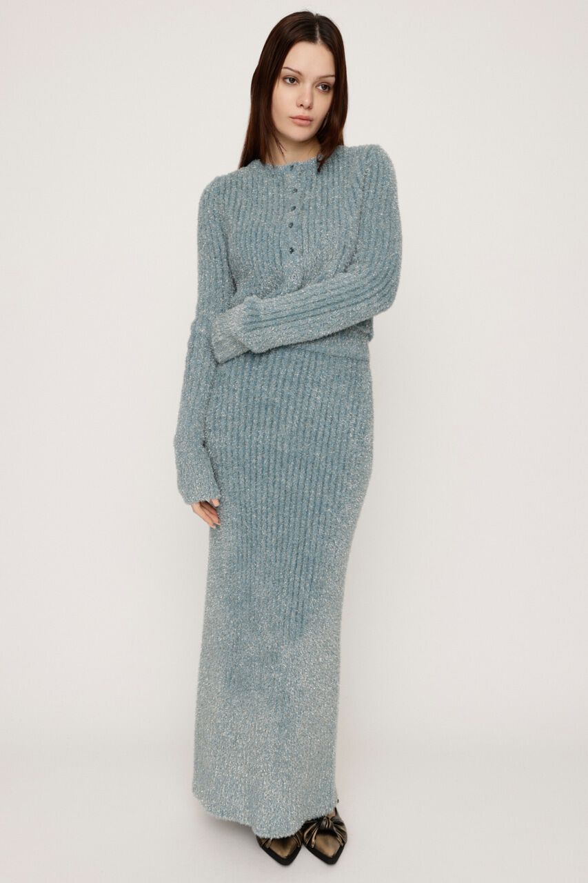 SLY「GLITTER KNIT ロングスカート」|スカート|
