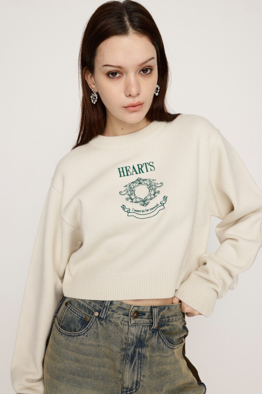 SLY「MOTIF LOGO KNIT トップス」|ニット・セーター|