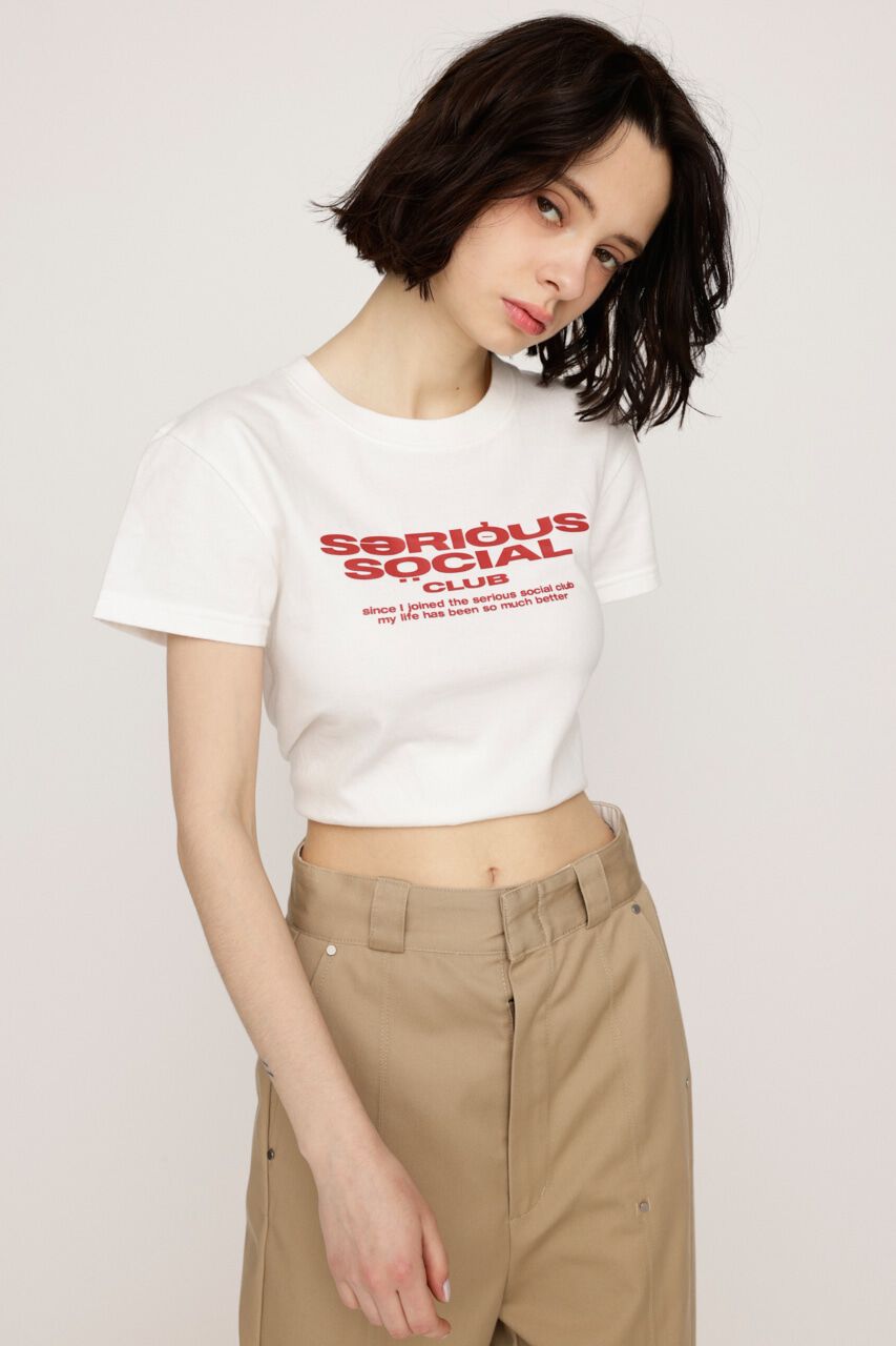 SLY「COMPACT LOGO Tシャツ」|Tシャツ・カットソー|WHT