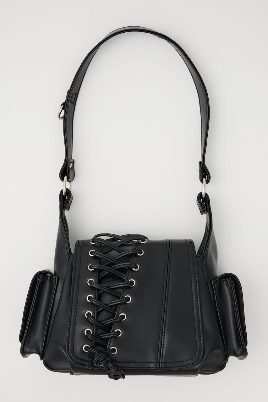 SLY「LACE UP SHOULDER バッグ」|その他|BLK