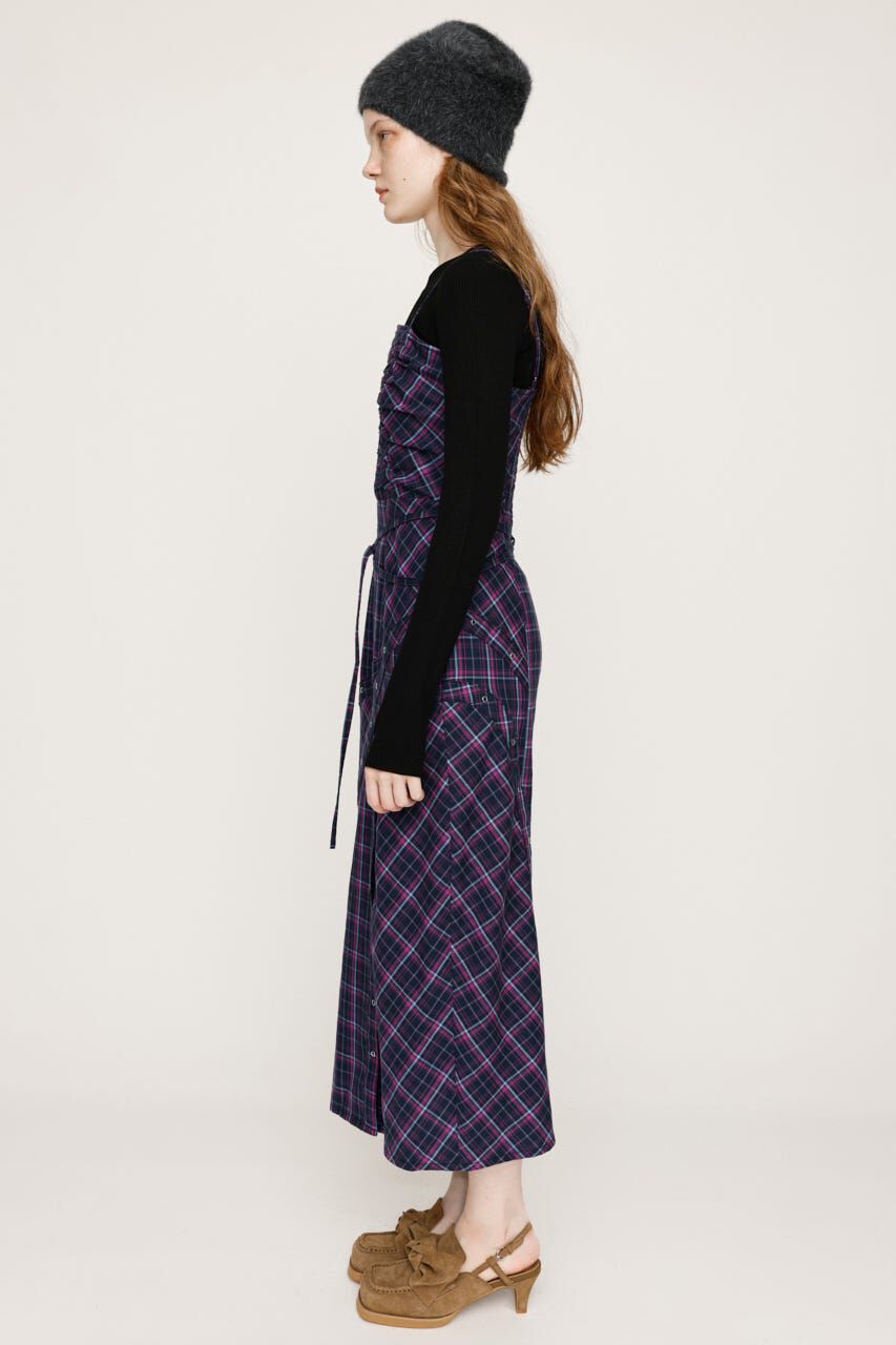 SLY「FRONT HOOK CHECK CAMI ワンピース」|ワンピース|