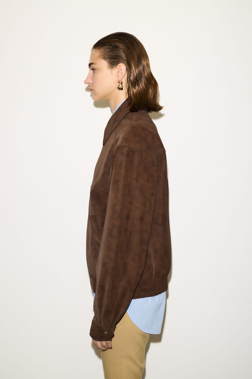 SLY「F／SUEDE SWINGTOP ブルゾン」|ブルゾン・スタジャン|