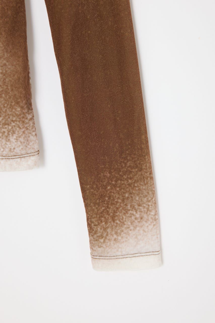 SLY「FADE VELOURS B／N トップス」|Tシャツ・カットソー|