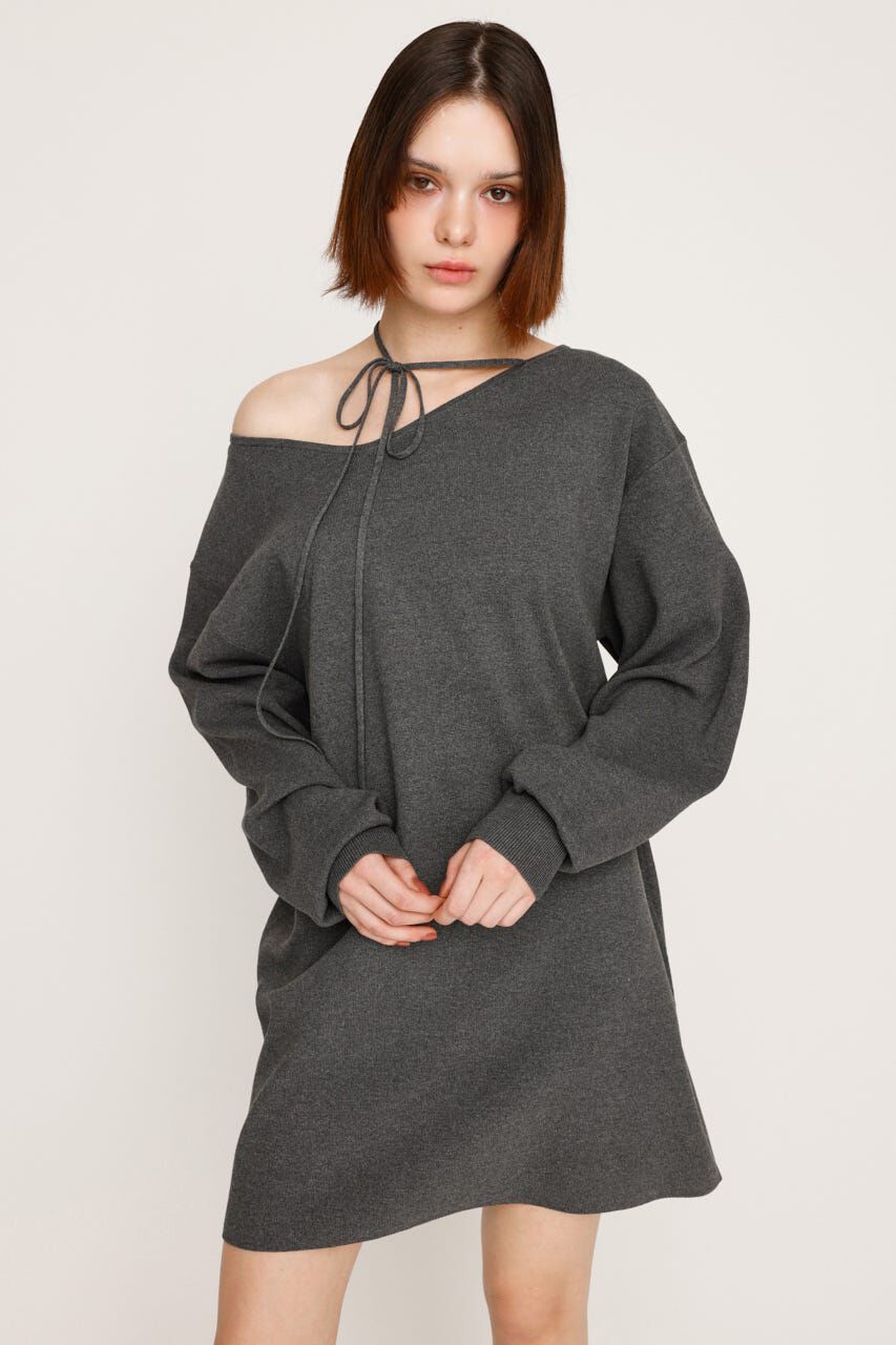 SLY「ASYMMETRY NECK LOOSE ワンピース」|ワンピース|