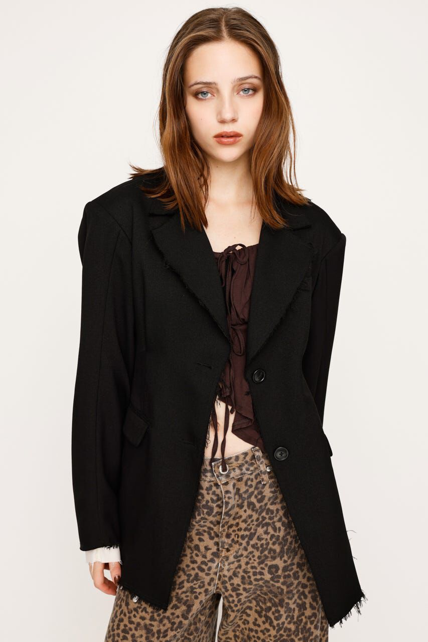 SLY「WAIST SHAPE CUT OUT ジャケット」|その他|BLK