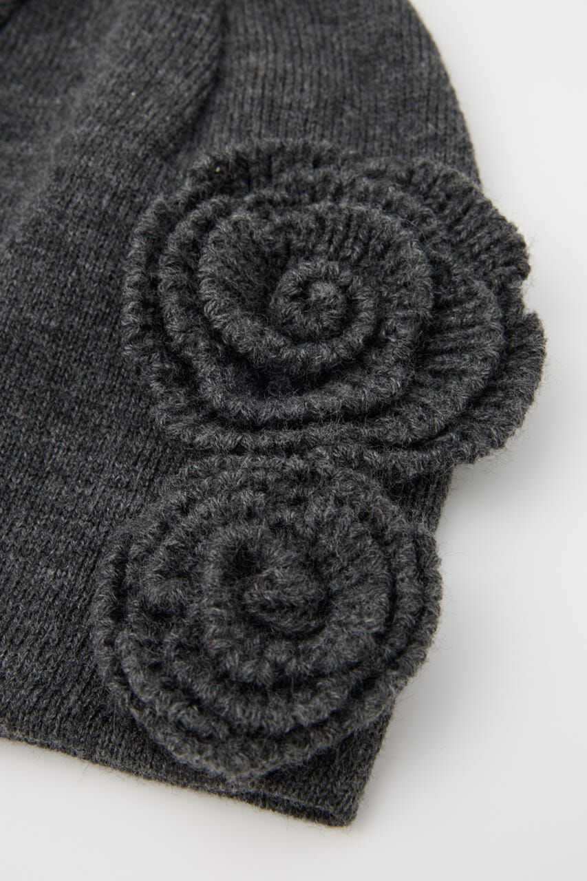 SLY「FLOWER MOTIF KNIT BEANIE」|その他|
