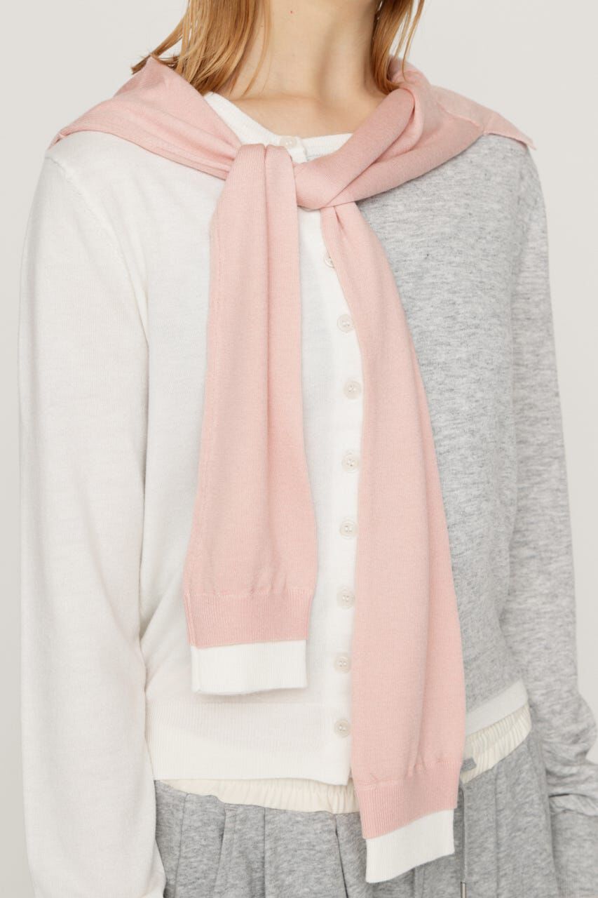 SLY「SLEEVE DOCKING KNIT トップス」|ニット・セーター|