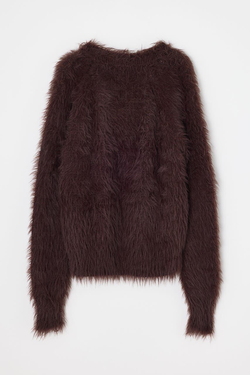 SLY「SHAGGY V／N TUCK PUFF トップス」|ニット・セーター|