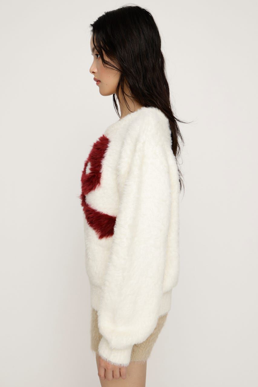 SLY「ONE SHOULDER RIBBON KNIT トップス」|ニット・セーター|