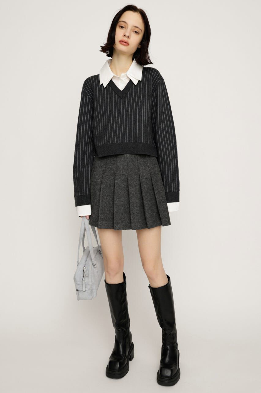SLY「PLEATS ショートスカート」|スカート|