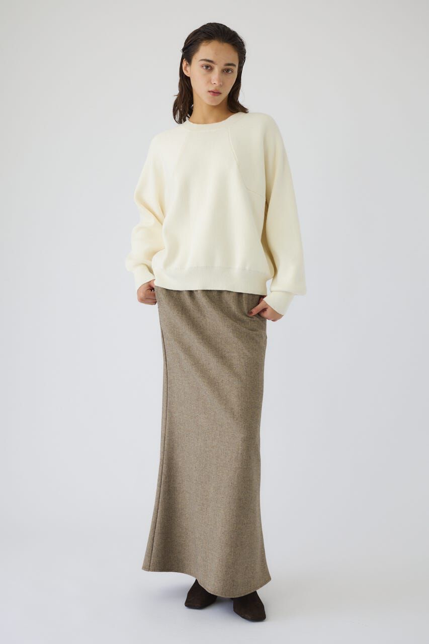 RIM.ARK 「Elastic touch basic knit」|ニット・セーター|WHT