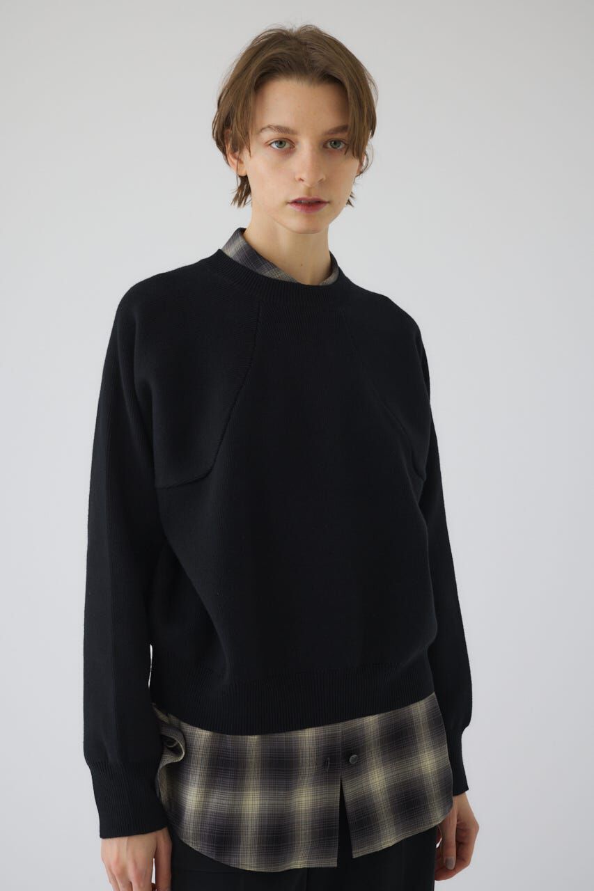RIM.ARK 「Elastic touch basic knit」|ニット・セーター|