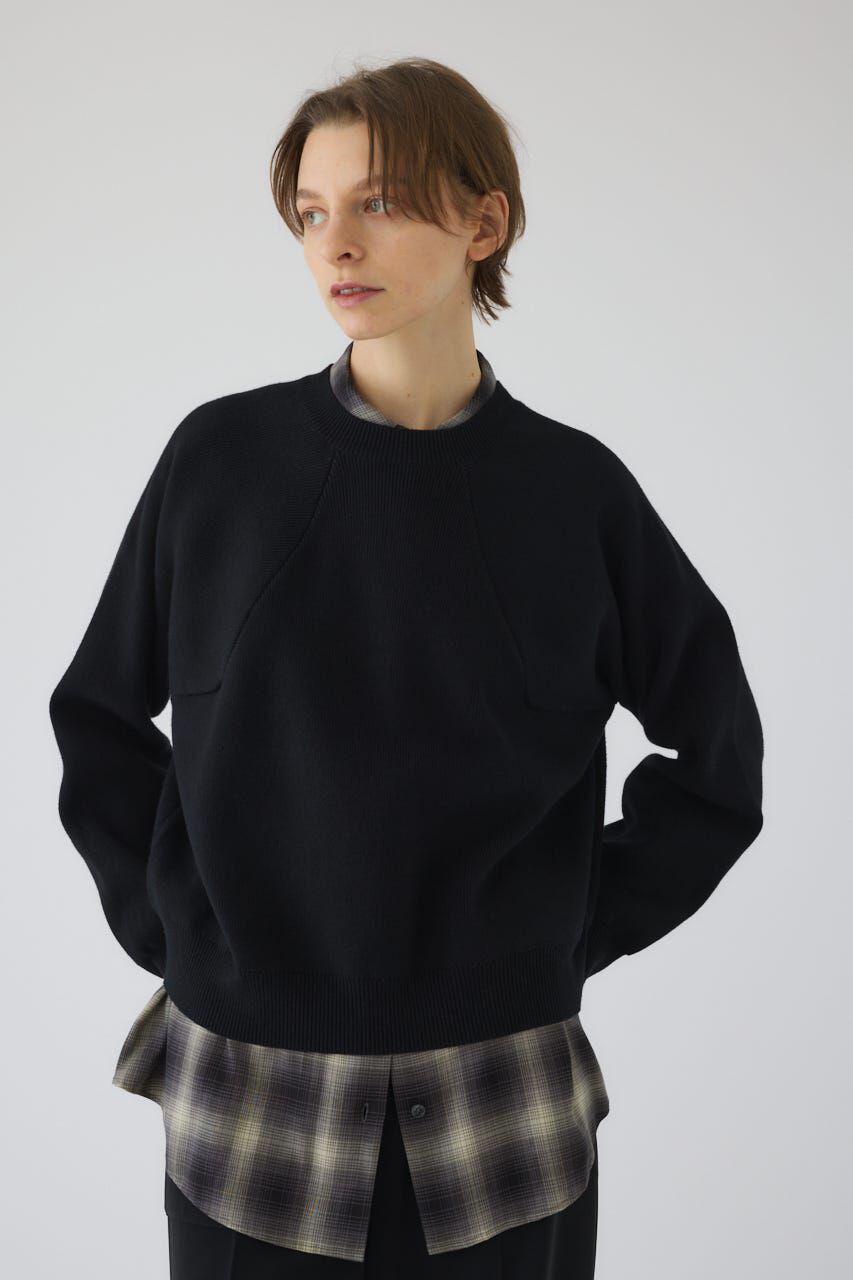 RIM.ARK 「Elastic touch basic knit」|ニット・セーター|