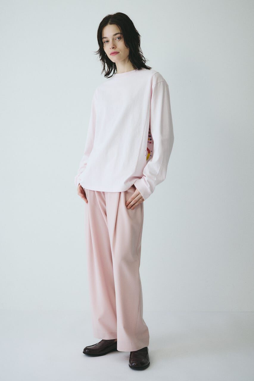 HeRIN.CYE「Side print long T-shirt」|Tシャツ・カットソー|