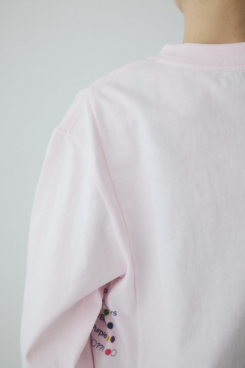 HeRIN.CYE「Side print long T-shirt」|Tシャツ・カットソー|